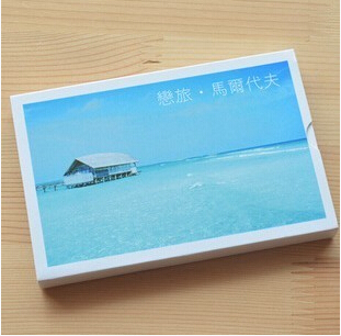   [] λ縻 ī (/ Ʈ 30 )  ǥϴ  Landscape14.3 * 9.3cm  /[Postcard] Greeting cards(30 pcs/set) Photography of Maldives Postcard set